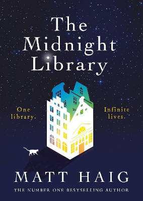 Full size cover page of the book 'Midnight Library'
